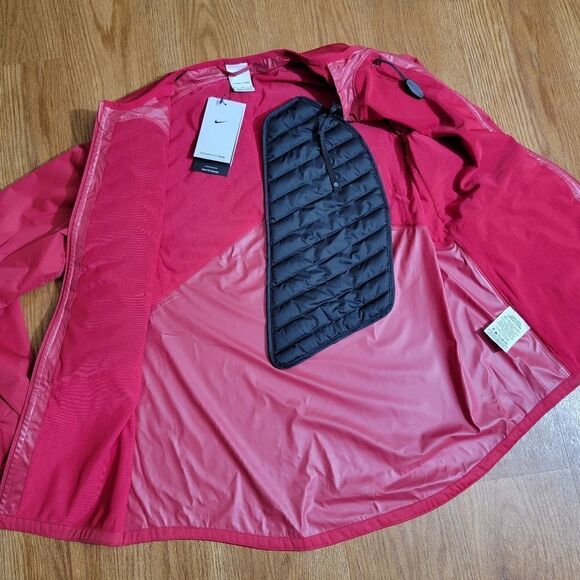 Nike Run Division Storm Fit Running Jacket Down Fill Dri-Fit Red Size Medium M - Picture 10 of 13